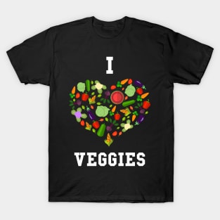 I Love Veggies T-Shirt